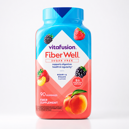 Fiber Well Sugar Free Gummy Vitamin, 90 Gummies