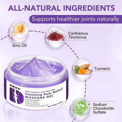 Gel morado KREAIN para el alivio del dolor articular